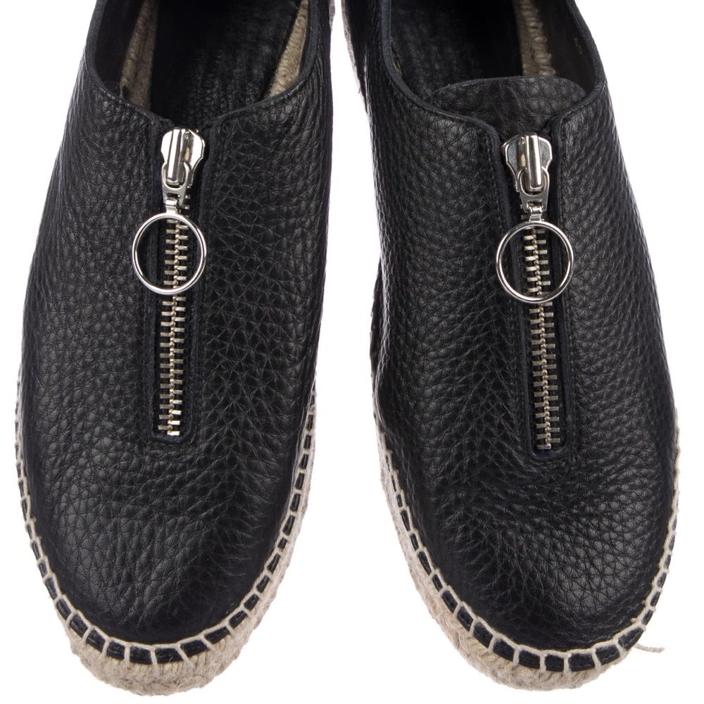 Alexander Wang: Devon Espadrille - Pebbled Leather - Picture 6 of 11